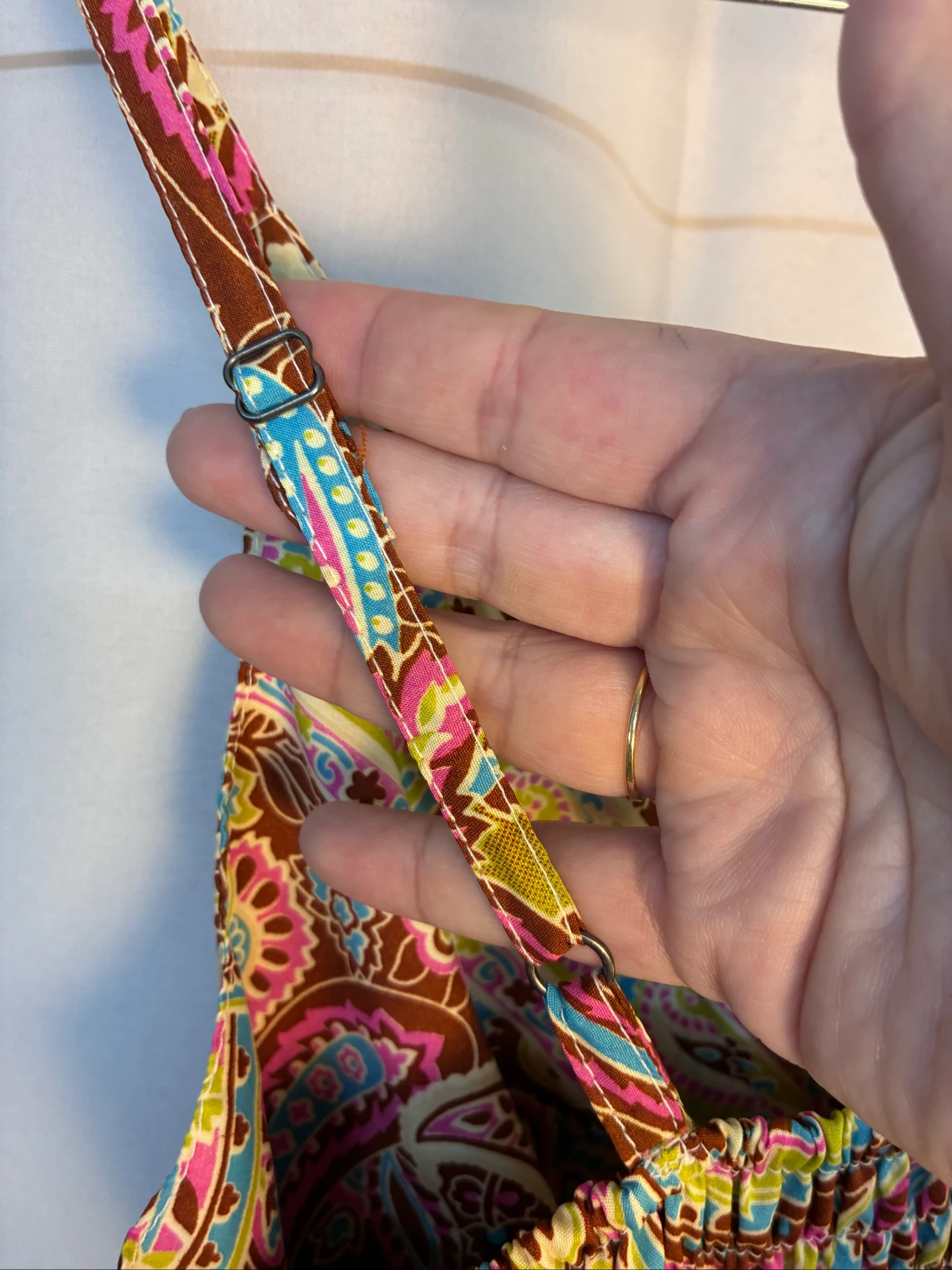 Vestido largo de seda con motivos paisley / cachemira estilo boho chic - Nuevo con etiqueta xs/s/m – photo 7